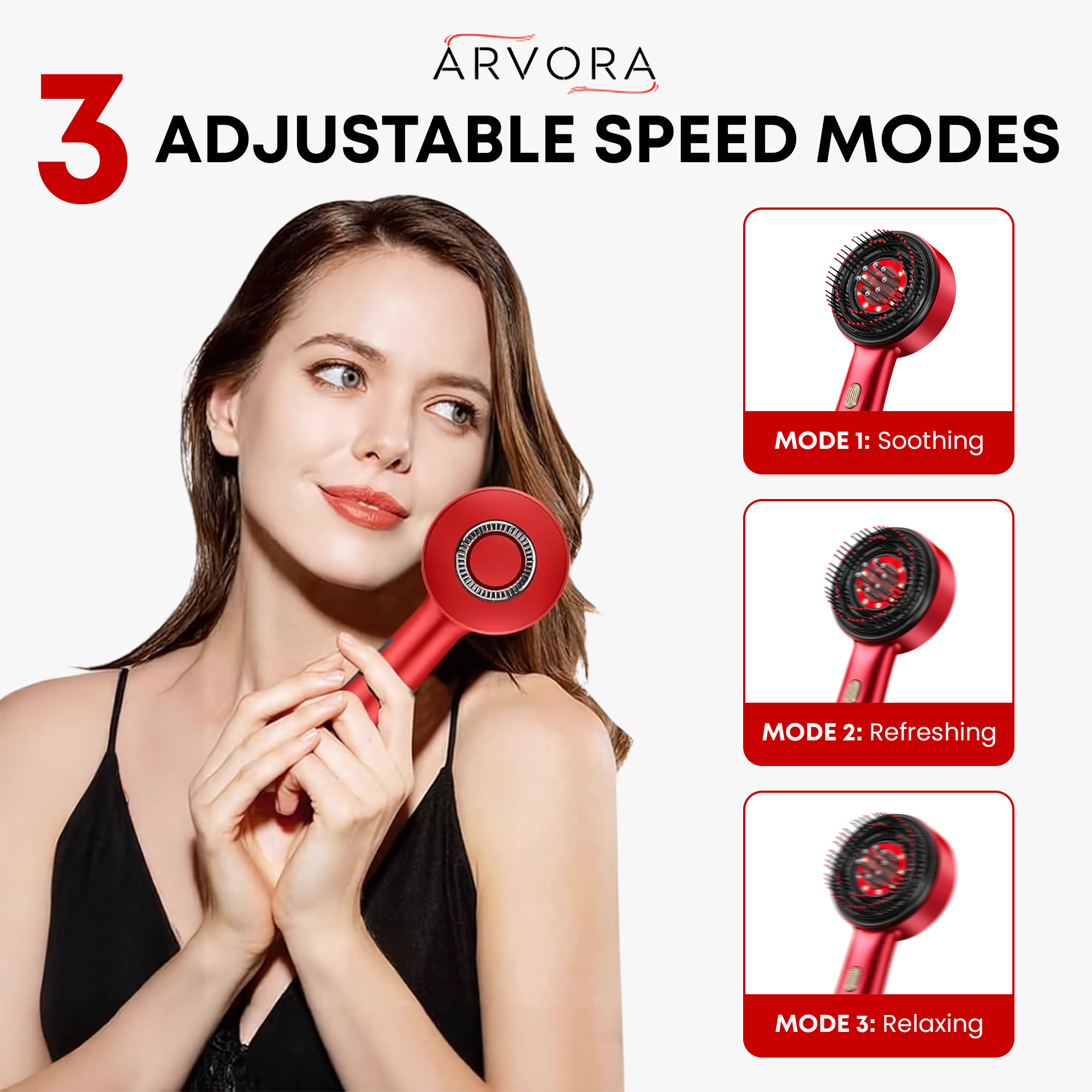 Arvora™ 3-in-1 Scalp & Revival Brush